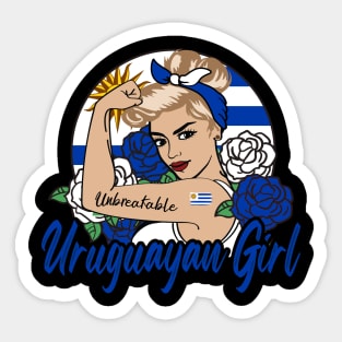 Uruguayan Girl Sticker